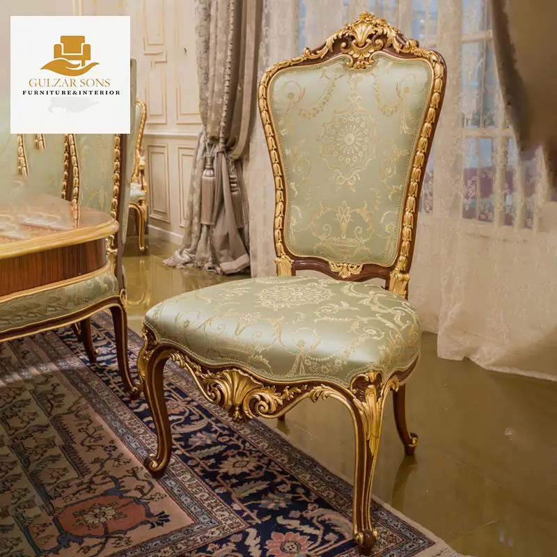 Royal hand-carved ornate Dining Set - Image 4