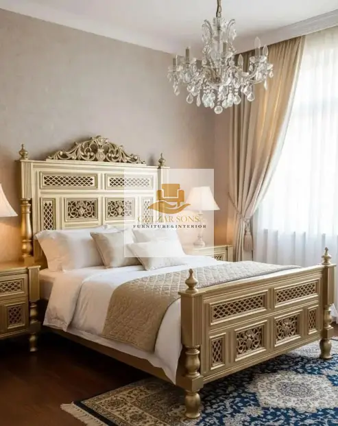 The Hand Carved Single Bed - Image 1