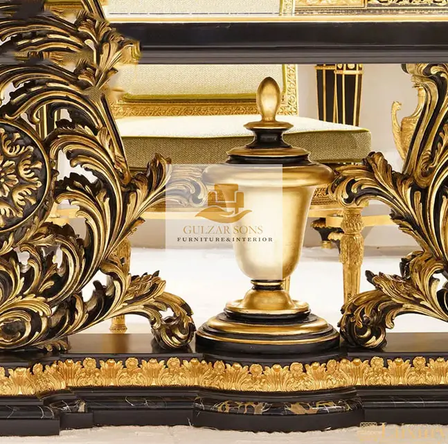Royal Round Carved Dining Set - Image 4