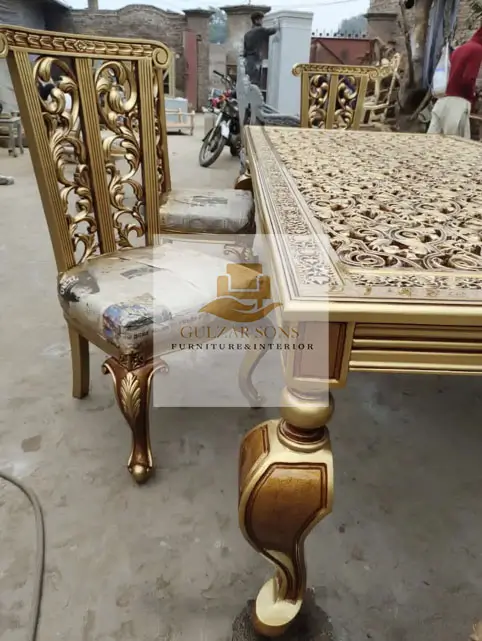 Classic Wooden Dining Set - Image 1