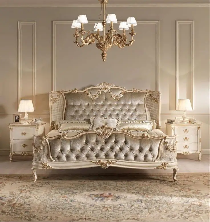 French Cane Bedset - Image 1